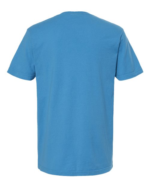 M&O 6500M, Unisex Vintage Garment-dyed T-shirt, Royal Caribe