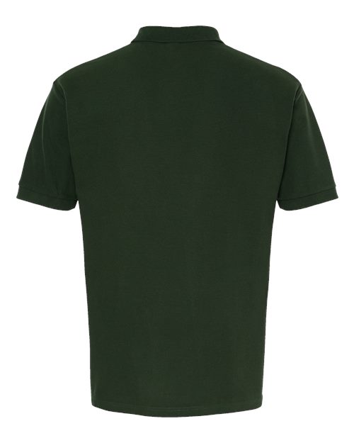 M&O 7002, Ring-spun Piqué Polo, New Forest Green