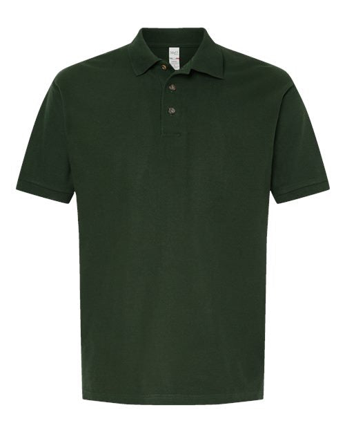 M&O 7002, Ring-spun Piqué Polo, New Forest Green