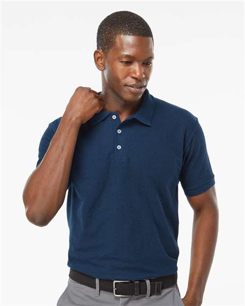 Soft Touch Polo - - 9539 Bright Navy 03142 11-11.9 oz 7006 Adult Blends Cotton Cotton/Poly (50/50) M&O Mens & Unisex No Visible Logos Office Apparel and Workwear Pique Plackets Polos Polos & Knits S&S Exclusive Brands Short Sleeves Sport Shirts Tops Tubular