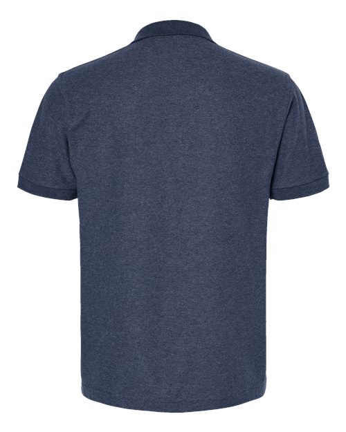 M&O 7006, Soft Touch Polo, Heather Navy