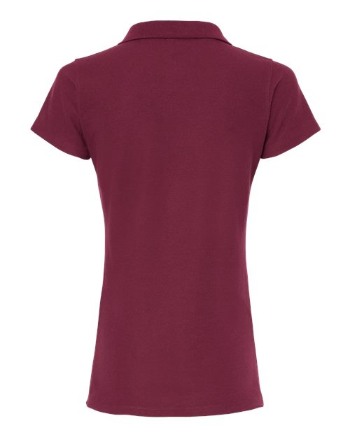 M&O 7007, Women's Soft Touch Polo, Maroon