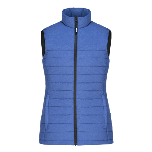 L00936 - Inuvik - Ladies Puffy Vest Blue Heather 936 Ladies Muskoka Trail Women