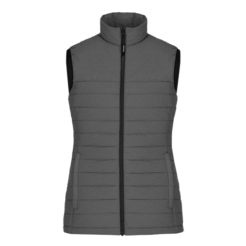 L00936 - Inuvik - Ladies Puffy Vest Grey Heather 936 Ladies Muskoka Trail Women