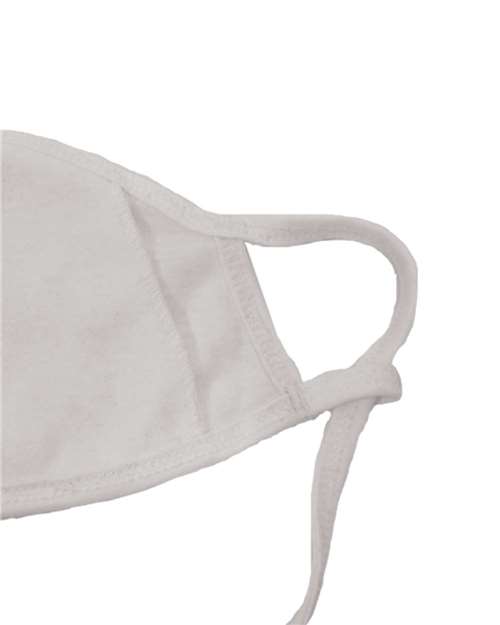 M&O 1004, 100% Cotton Antimicrobial Triple Layer Adjustable Mask, White