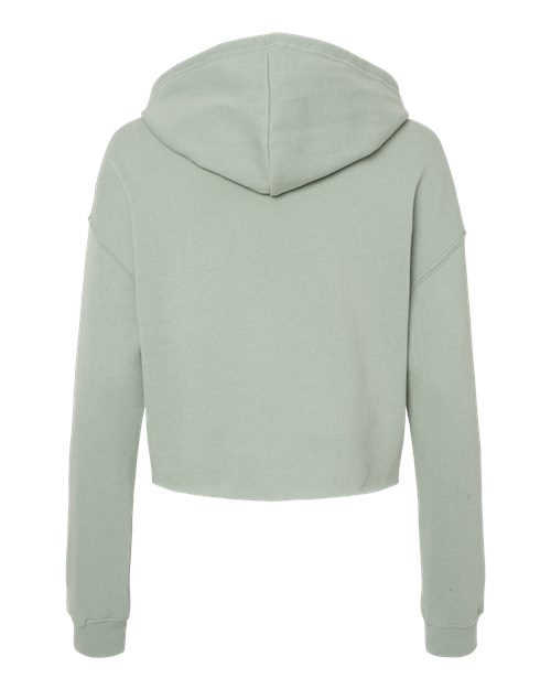 Independent Trading Co. AFX64CRP, Women’s Lightweight Crop Hooded Sweatshirt, Sage