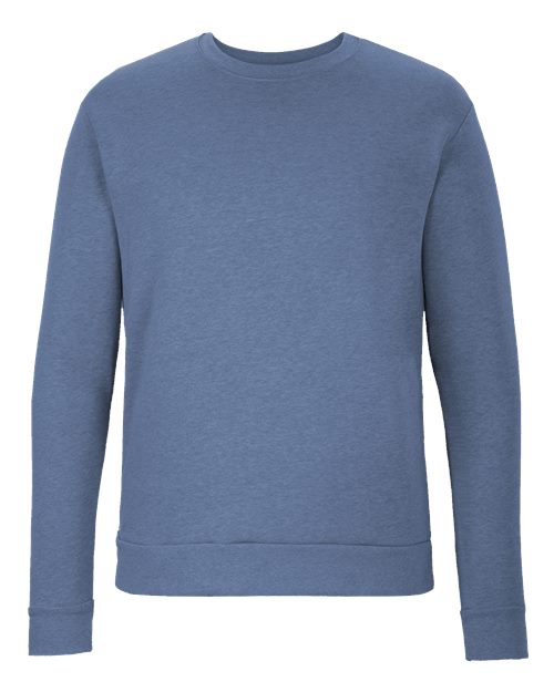 Next Level 9002, Unisex Malibu Crewneck Sweatshirt, Heather Bay Blue
