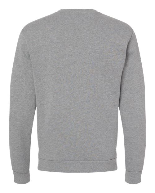 Next Level 9002, Unisex Malibu Crewneck Sweatshirt, Heather Grey