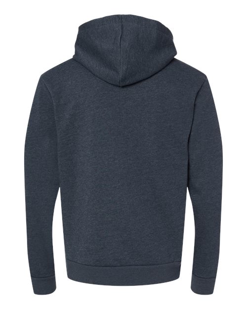 Next Level 9302, Unisex Malibu Hoodie Sweatshirt, Heather Midnight Navy