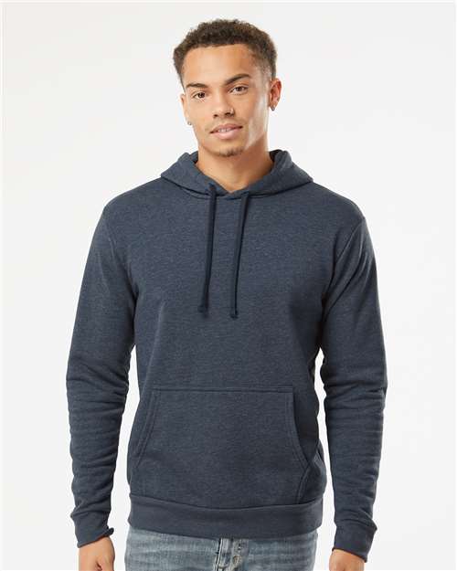 Next Level 9302, Unisex Malibu Hoodie Sweatshirt, Heather Midnight Navy