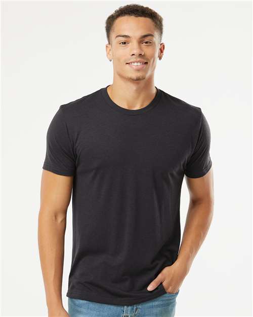 Next Level 6010, Unisex Triblend Tee, Graphite Black