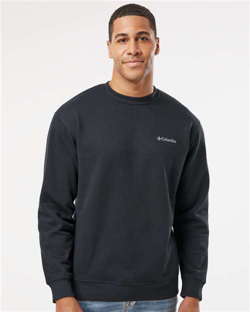 Columbia 141160, Men's Hart Mountain Ii Crewneck Sweatshirt, Black