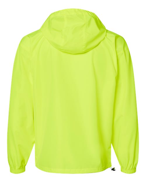 Champion CO200, Unisex Packable Anorak Jacket, Safety Green