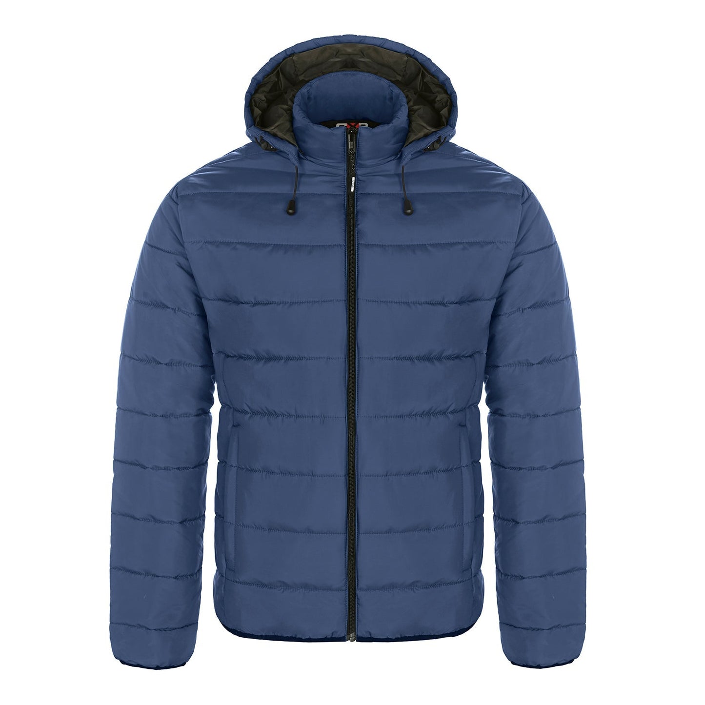 L00980 - Glacial - Men's Puffy Jacket With Detachable Hood Navy 980 adult CX2 mens team