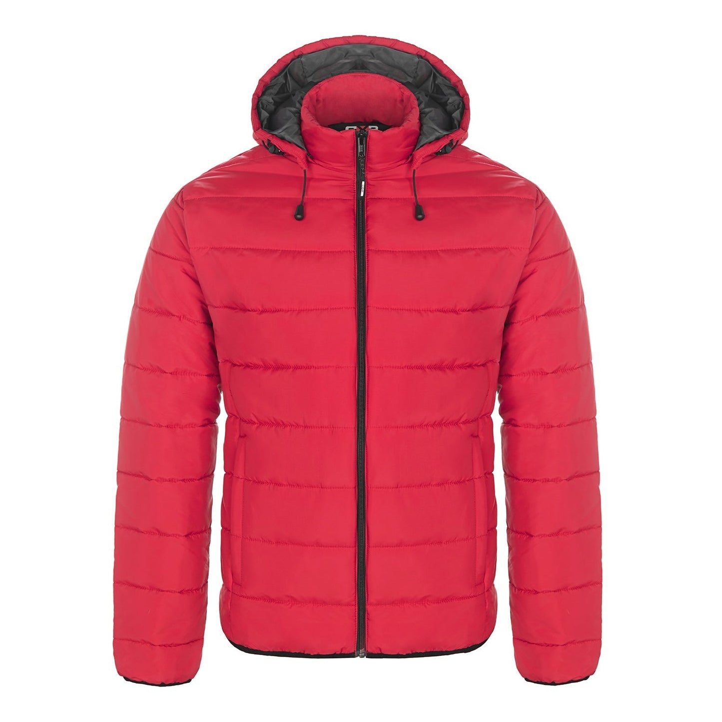 L00980 - Glacial - Men's Puffy Jacket With Detachable Hood Red 980 adult CX2 mens team