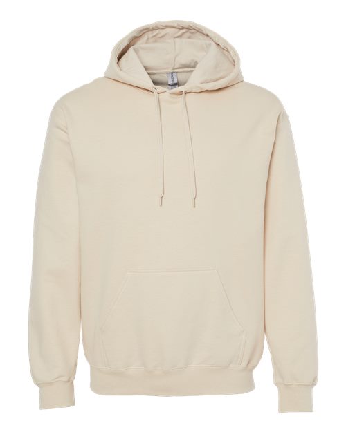 Gildan SF500 Unisex Softstyle® Midweight Hooded Sweatshirt Cotton Cotton-Poly Blend Fleece Hooded Insulated Jersey Midweight Moisture-Wicking Outerwear Pocket Polyester Regular Fit Spandex Sport / Athletic Super Heavyweight Sweatshirts & Fleece Tear-Away Label Tops Womens Womens Tops