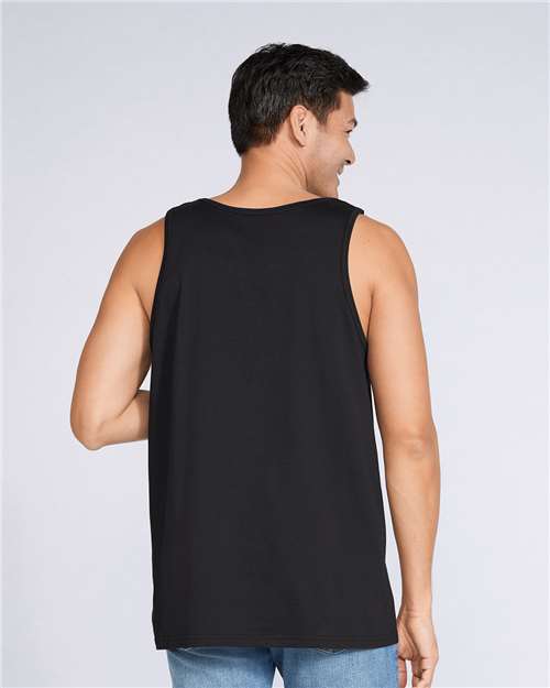 Gildan 64200, Unisex Softstyle Tank Top, Black