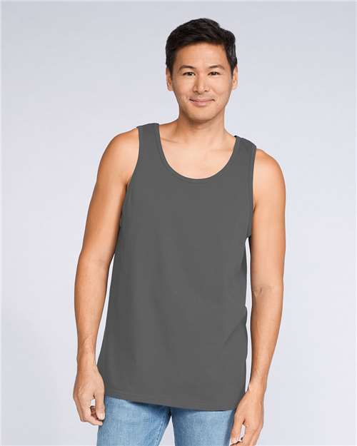 Gildan 64200, Unisex Softstyle Tank Top, Charcoal