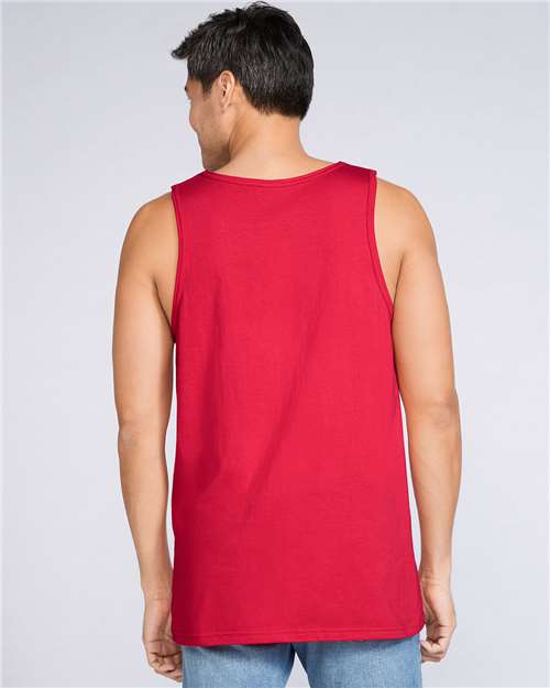 Gildan 64200, Unisex Softstyle Tank Top, Red