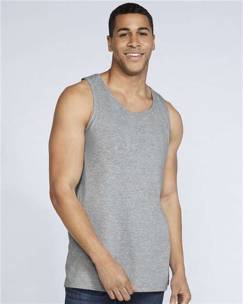 Gildan 64200, Unisex Softstyle Tank Top, Sport Grey