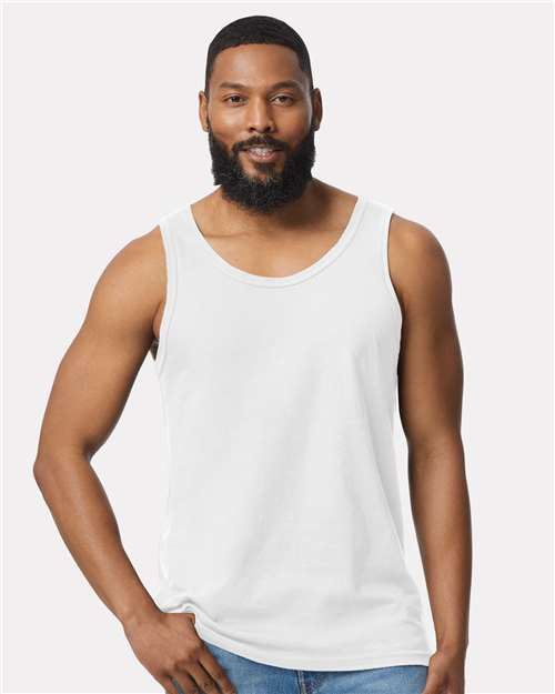 Gildan 64200, Unisex Softstyle Tank Top, White