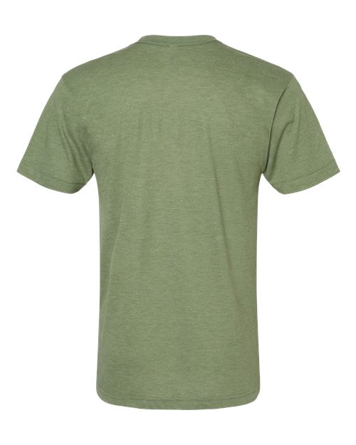 American Apparel TR401, Unisex Triblend Track Tee, Tri-Olive