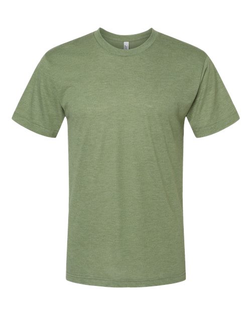 American Apparel TR401, Unisex Triblend Track Tee, Tri-Olive