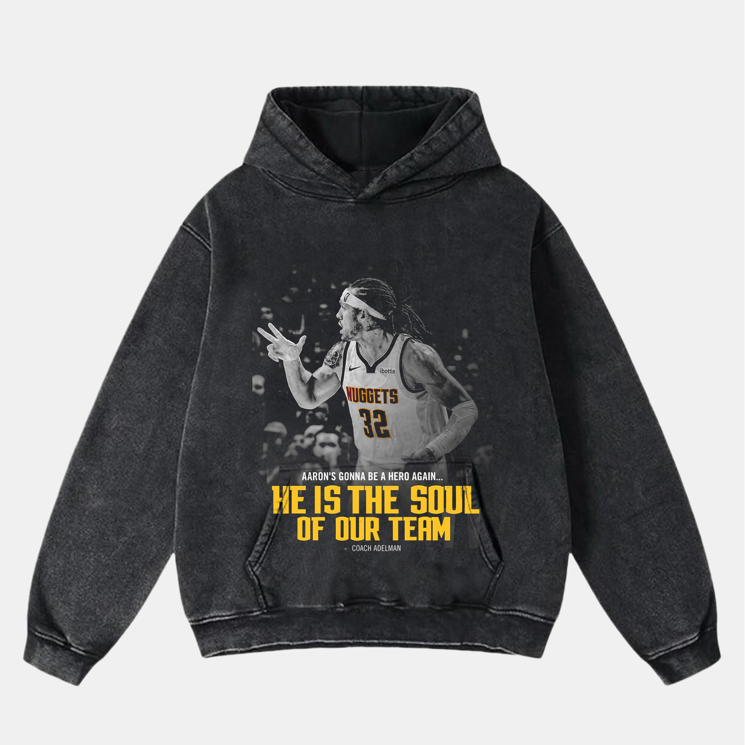 AARON GORDON VINTAGE CLOTHES 3.0 PEPPER HOODIE BASKETBALL NBA SPORT