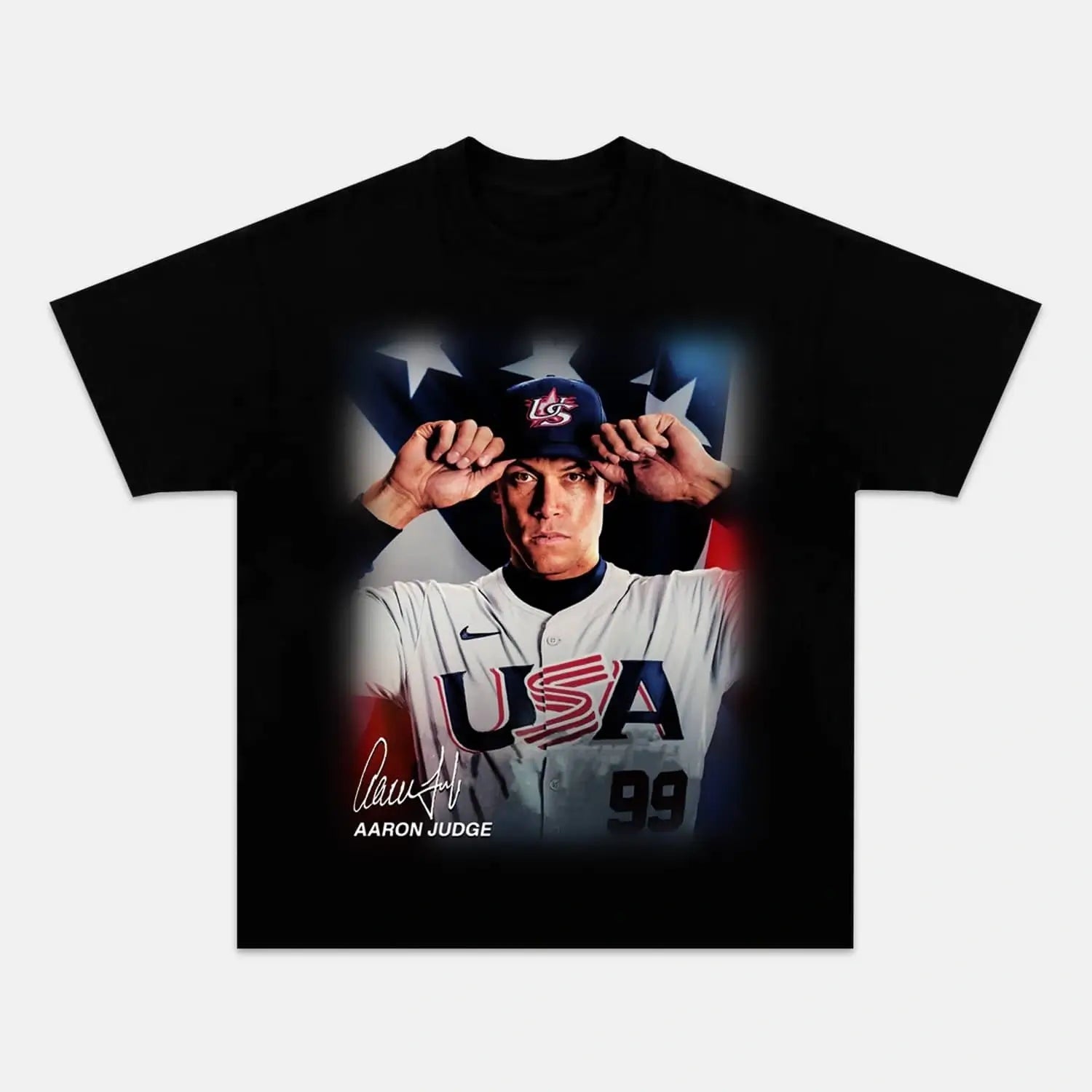 AARON JUDGE 2025 TEE BLACK TEE BASEBALL SPORT