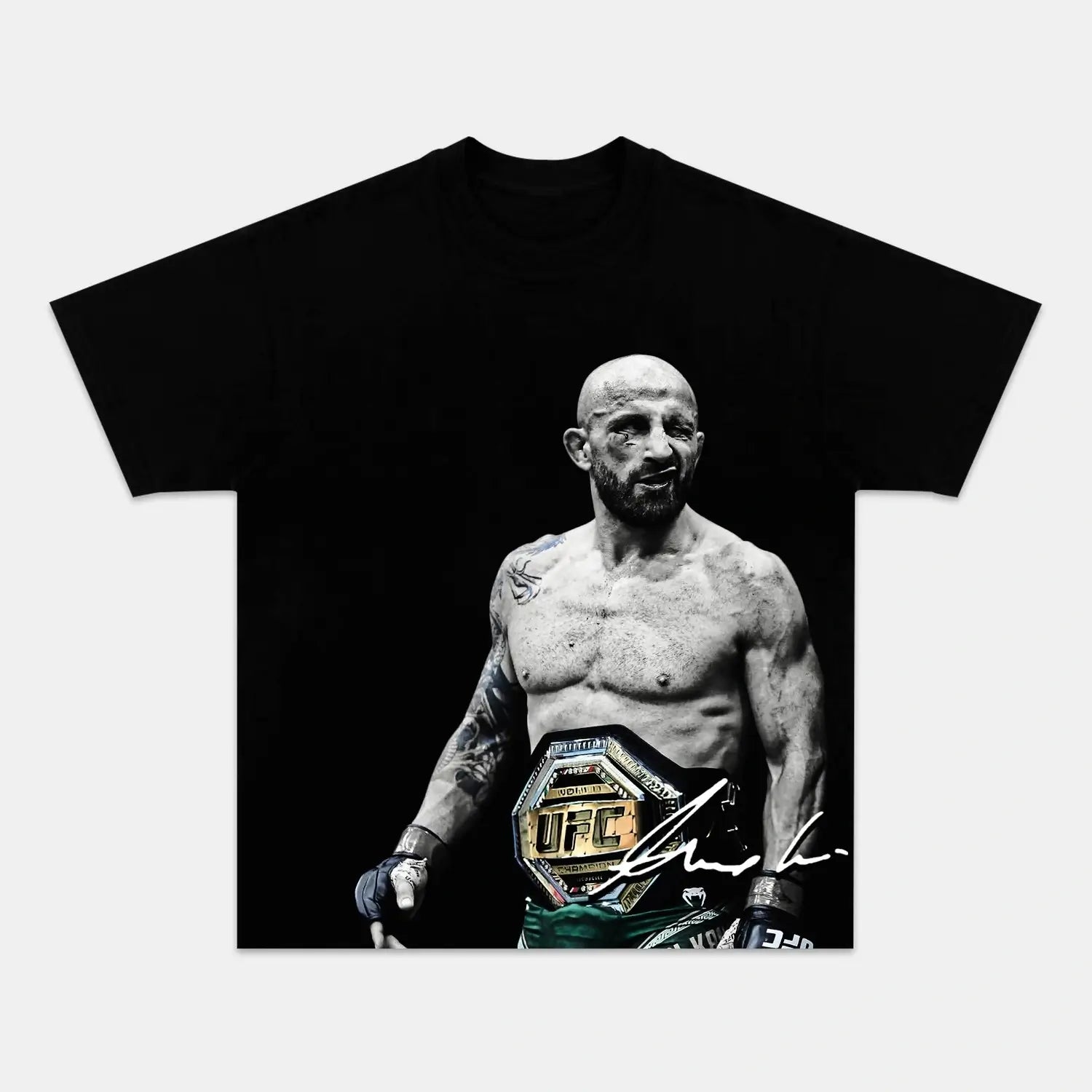 ALEXANDER VOLKANOVSKI TEE - Toronto Embroidery boxing bulk orders custom decoration custom embroidery custom shirts custom t-shirts durable embroidered shirts embroidery service fast turnaround fighters long lasting premium quality professional embroidery professional grade sport tee shirts toronto embroidery trvibe apparel