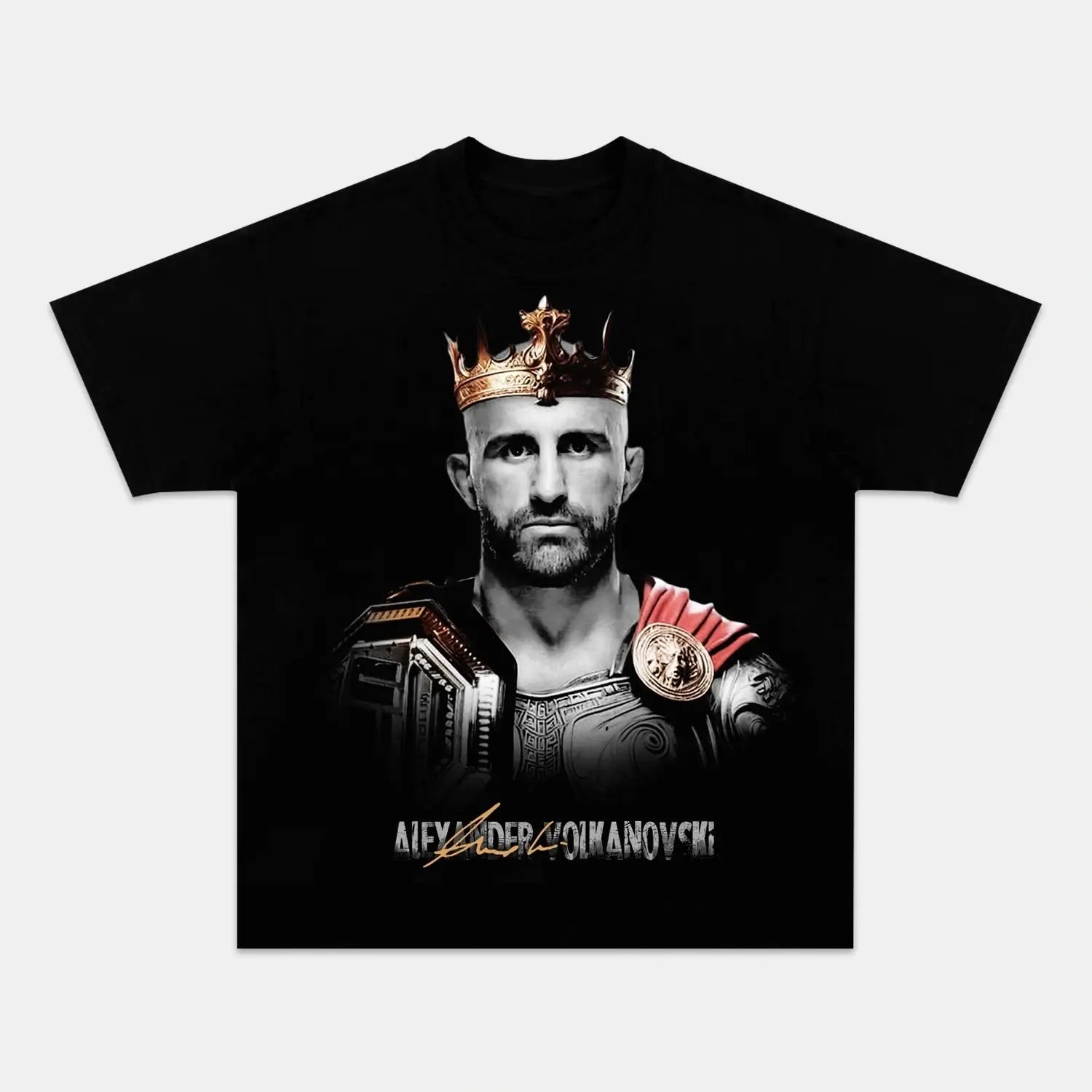 ALEXANDER VOLKANOVSKI V3 TEE - Toronto Embroidery boxing bulk orders custom decoration custom embroidery custom shirts custom t-shirts durable embroidered shirts embroidery service fast turnaround fighters long lasting premium quality professional embroidery professional grade sport tee shirts toronto embroidery trvibe apparel