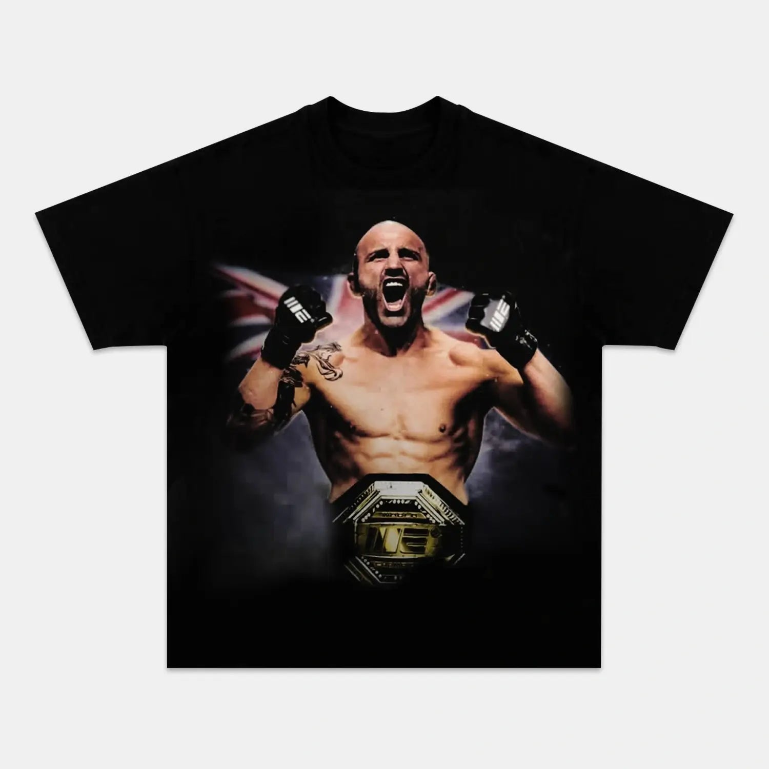 ALEXANDER VOLKANOVSKI V4 TEE - Toronto Embroidery boxing bulk orders custom decoration custom embroidery custom shirts custom t-shirts durable embroidered shirts embroidery service fast turnaround fighters long lasting premium quality professional embroidery professional grade sport tee shirts toronto embroidery trvibe apparel