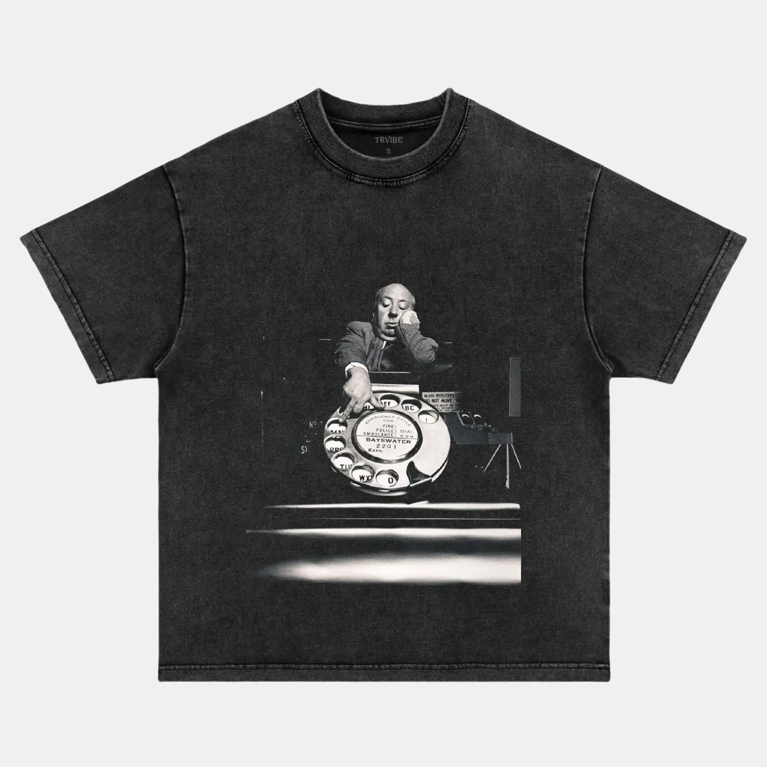 Premium ALFRED HITCHCOCK TEE V2 | Custom Embroidery Available - Fast Turnaround MOVIES MOVIES/TV