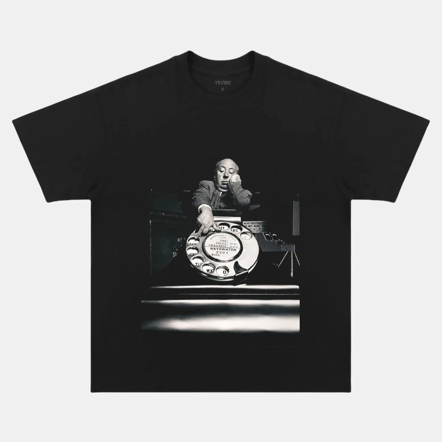 Premium ALFRED HITCHCOCK TEE V2 | Custom Embroidery Available - Fast Turnaround MOVIES MOVIES/TV