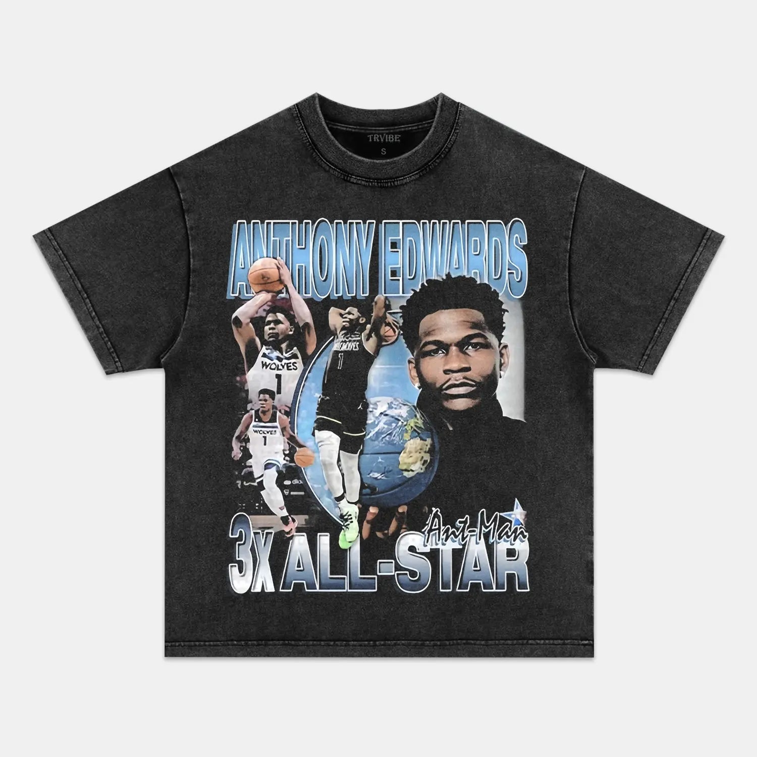ANTHONY EDWARDS TEE - Toronto Embroidery basketball bulk orders custom decoration custom embroidery custom shirts custom t-shirts durable embroidered shirts embroidery service fast turnaround long lasting nba premium quality professional embroidery professional grade sport tee shirts toronto embroidery trvibe apparel