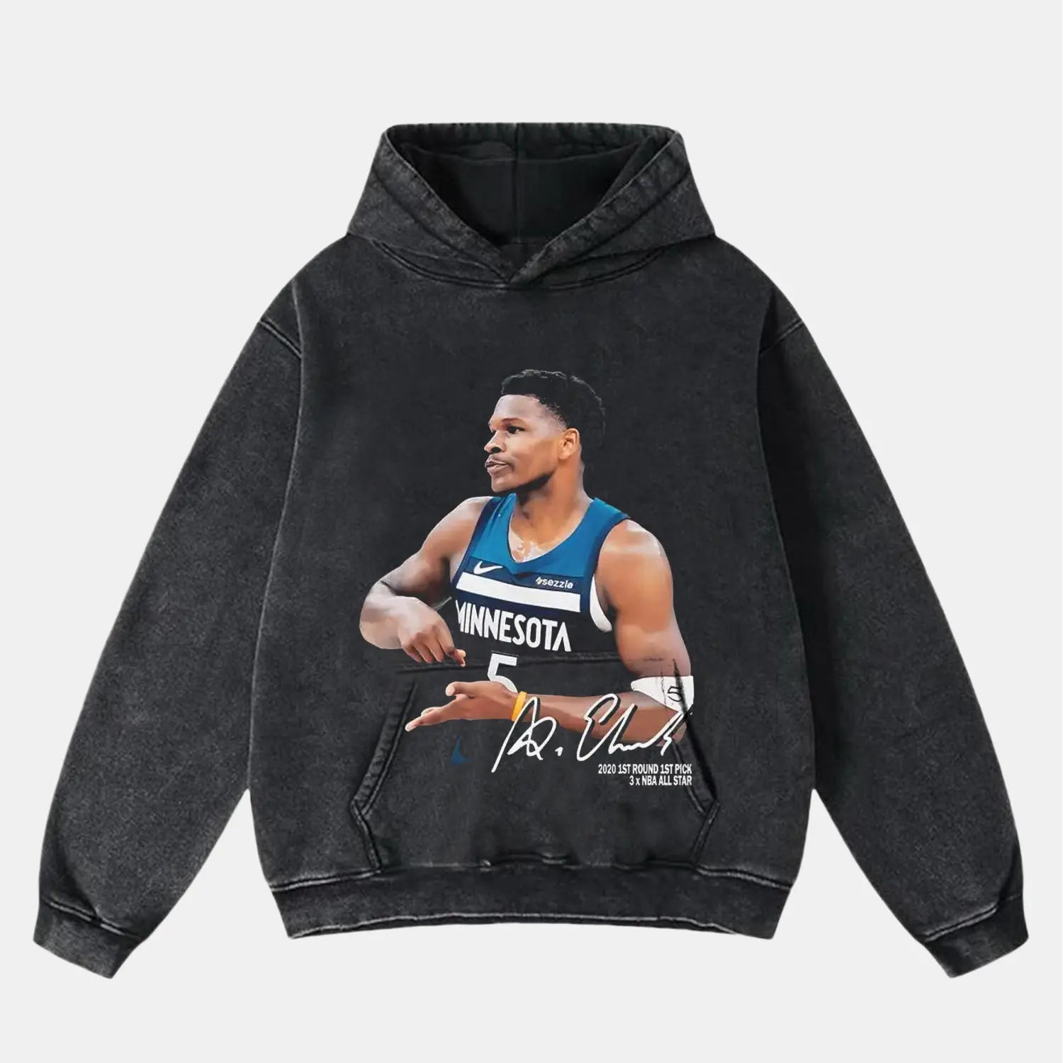 ANTHONY EDWARDS VINTAGE CLOTHES 13.0 - Toronto Embroidery basketball bulk orders custom decoration custom embroidery durable embroidery service fast turnaround long lasting nba premium quality professional embroidery professional grade sport toronto embroidery trvibe apparel