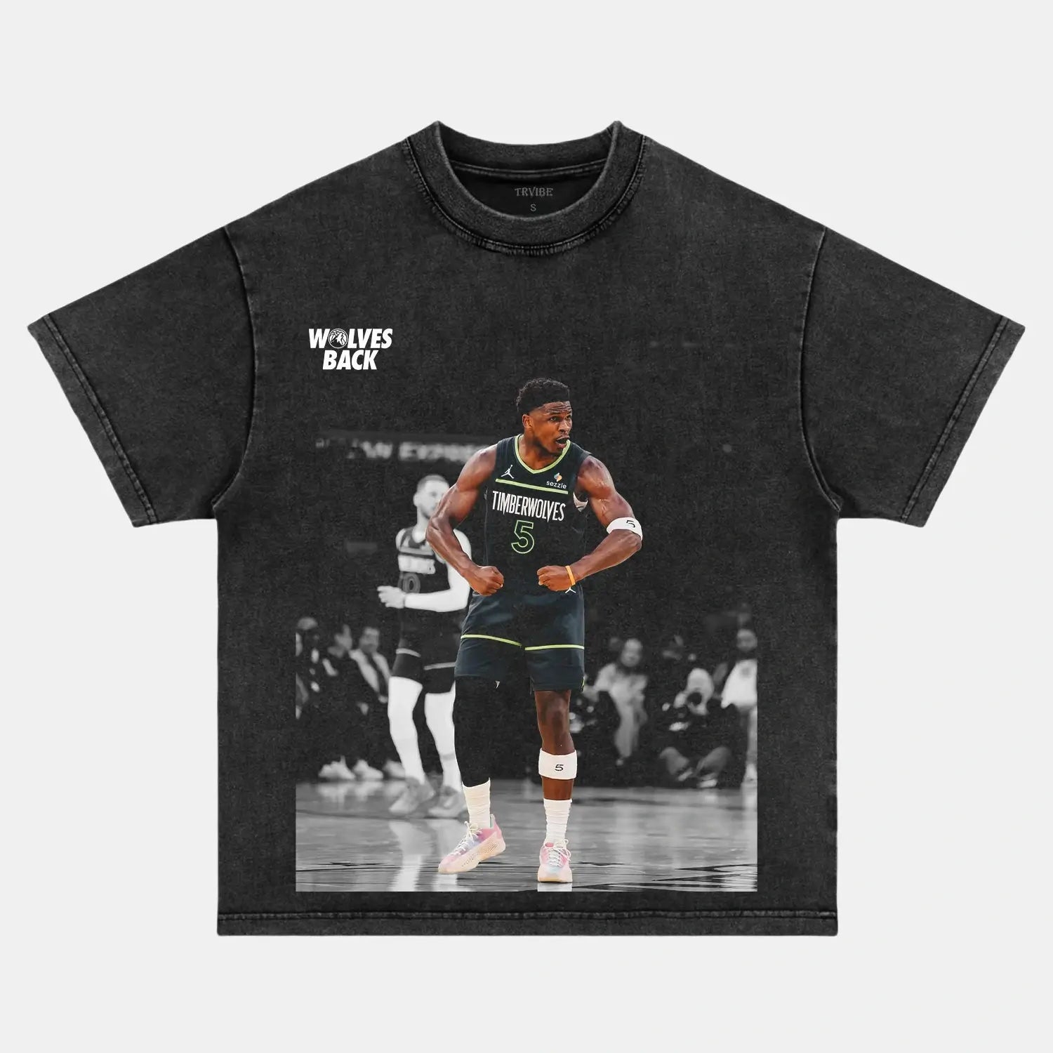 ANTHONY EDWARDS VINTAGE CLOTHES 5.0 - Toronto Embroidery basketball bulk orders custom decoration custom embroidery durable embroidery service fast turnaround long lasting nba premium quality professional embroidery professional grade sport toronto embroidery trvibe apparel