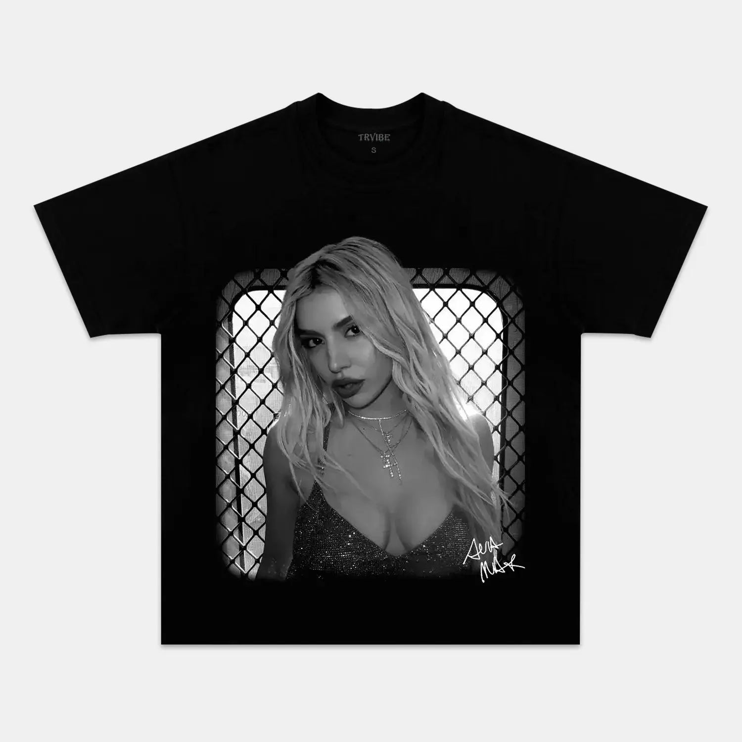 AVA MAX TEE - Toronto Embroidery bulk orders custom decoration custom embroidery custom shirts custom t-shirts durable embroidered shirts embroidery service fast turnaround long lasting music pop premium quality professional embroidery professional grade tee shirts toronto embroidery trvibe apparel