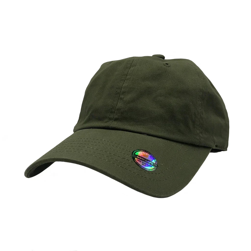NISSI CAPS Washed Cotton Dad Cap