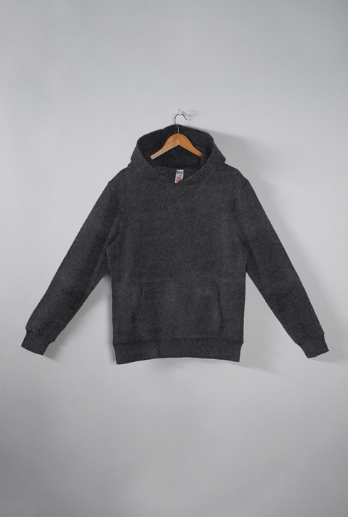 B503 CHARCOAL 250 GSM 50 poly / 50 cotton Pullover Hoodie