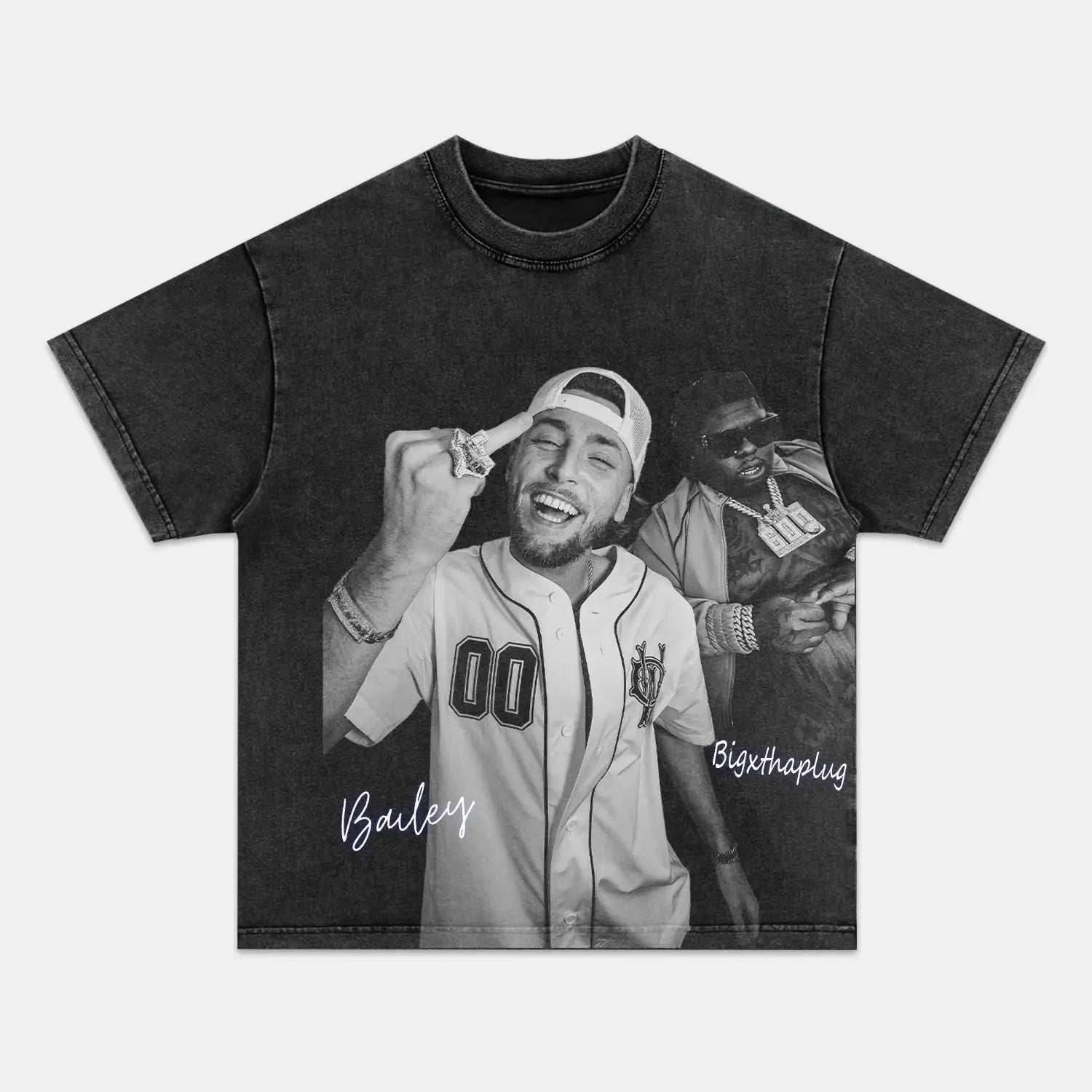 BAILEY&BIGXTHAPLUG TEE - Toronto Embroidery bulk orders custom decoration custom embroidery custom shirts custom t-shirts durable embroidered shirts embroidery service fast turnaround long lasting music premium quality professional embroidery professional grade tee shirts toronto embroidery trvibe apparel