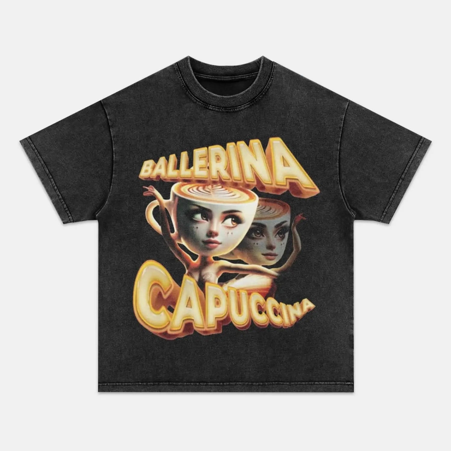 Premium BALLERINA CAPPUCCINA TEE | Custom Embroidery Available - Fast Turnaround MOVIES MOVIES/TV TV