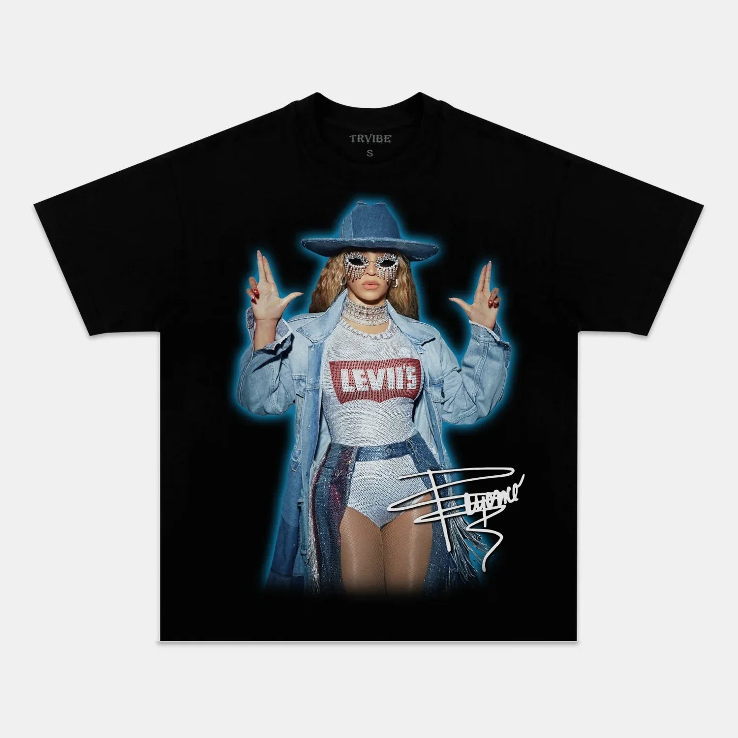 BEYONCÉ TEE V16 - Toronto Embroidery bulk orders custom decoration custom embroidery custom shirts custom t-shirts durable embroidered shirts embroidery service fast turnaround hip hop long lasting music premium quality professional embroidery professional grade tee shirts toronto embroidery trvibe apparel