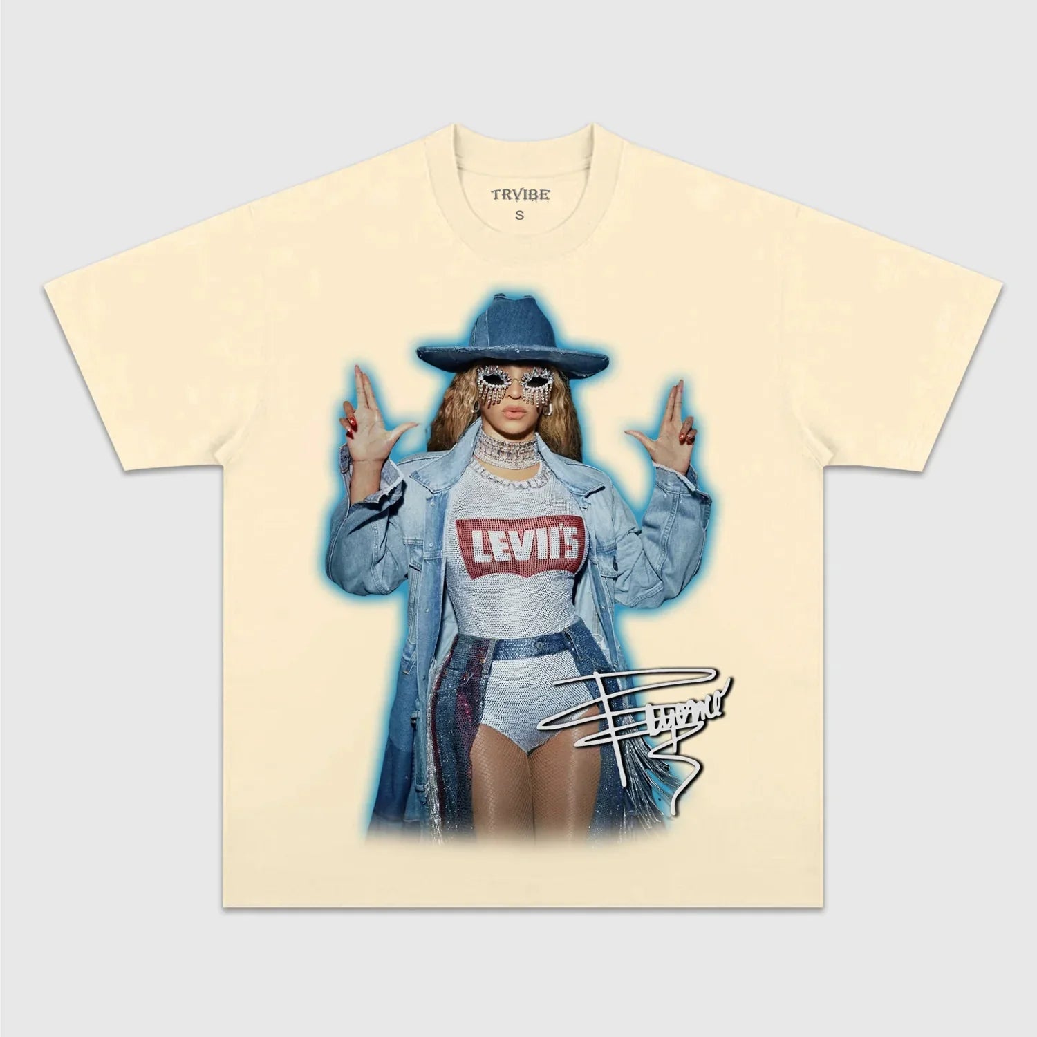 BEYONCÉ TEE V16 - Toronto Embroidery bulk orders custom decoration custom embroidery custom shirts custom t-shirts durable embroidered shirts embroidery service fast turnaround hip hop long lasting music premium quality professional embroidery professional grade tee shirts toronto embroidery trvibe apparel