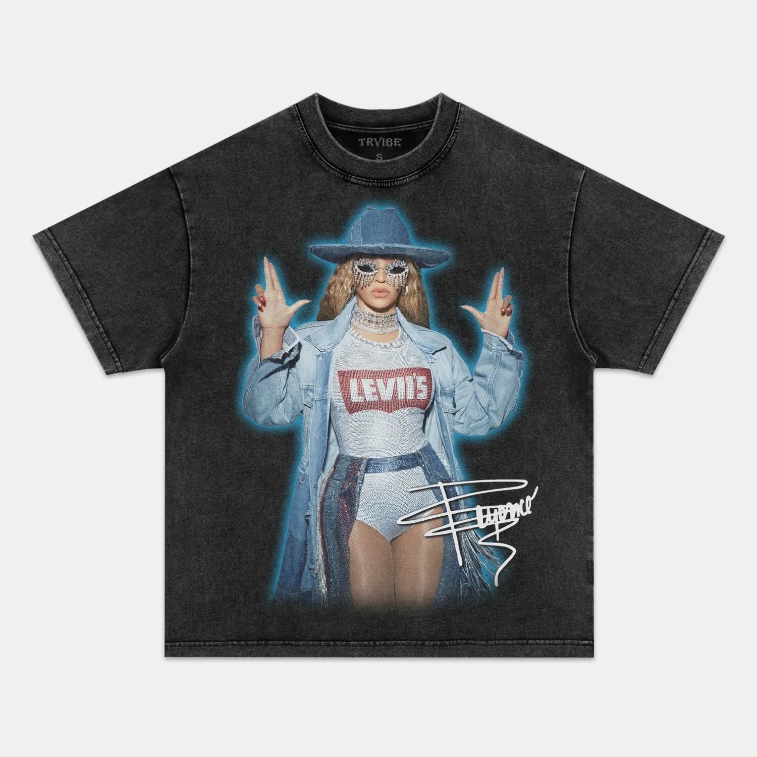 BEYONCÉ TEE V16 - Toronto Embroidery bulk orders custom decoration custom embroidery custom shirts custom t-shirts durable embroidered shirts embroidery service fast turnaround hip hop long lasting music premium quality professional embroidery professional grade tee shirts toronto embroidery trvibe apparel