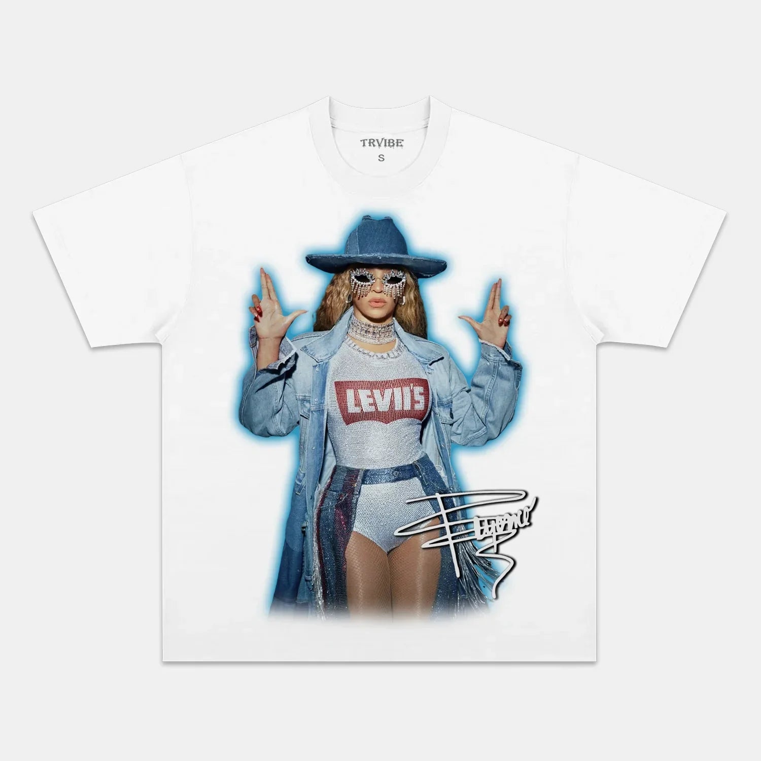 BEYONCÉ TEE V16 - Toronto Embroidery bulk orders custom decoration custom embroidery custom shirts custom t-shirts durable embroidered shirts embroidery service fast turnaround hip hop long lasting music premium quality professional embroidery professional grade tee shirts toronto embroidery trvibe apparel