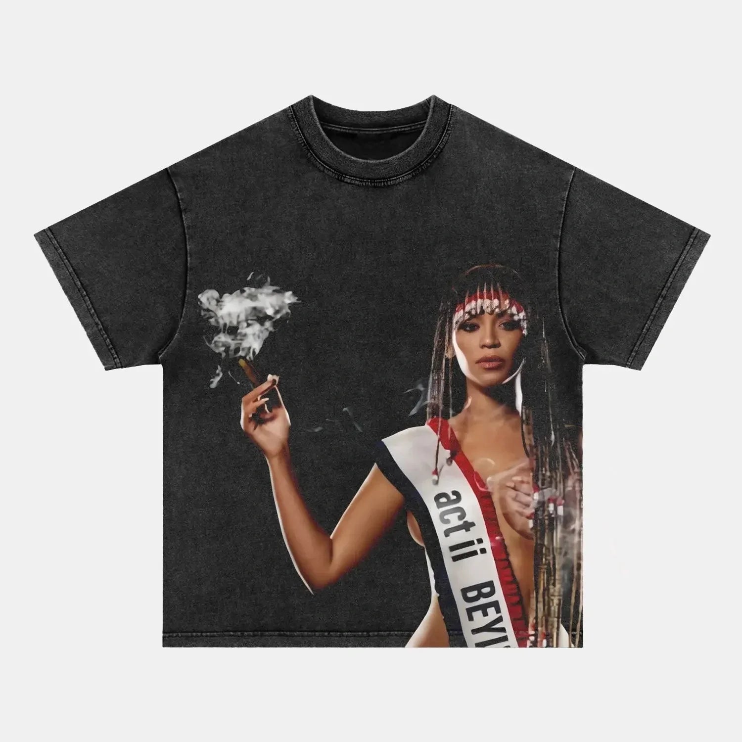 BEYONCÉ VINTAGE TEE 19.0 - Toronto Embroidery bulk orders custom decoration custom embroidery custom shirts custom t-shirts durable embroidered shirts embroidery service fast turnaround hip hip hop hiphop long lasting music pop premium quality professional embroidery professional grade tee shirts toronto embroidery trvibe apparel