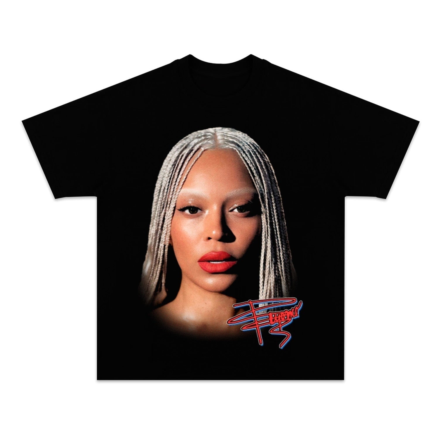 BEYONCE TEE V7 - Toronto Embroidery bulk orders custom decoration custom embroidery custom shirts custom t-shirts durable embroidered shirts embroidery service fast turnaround long lasting music pop premium quality professional embroidery professional grade tee shirts toronto embroidery trvibe apparel