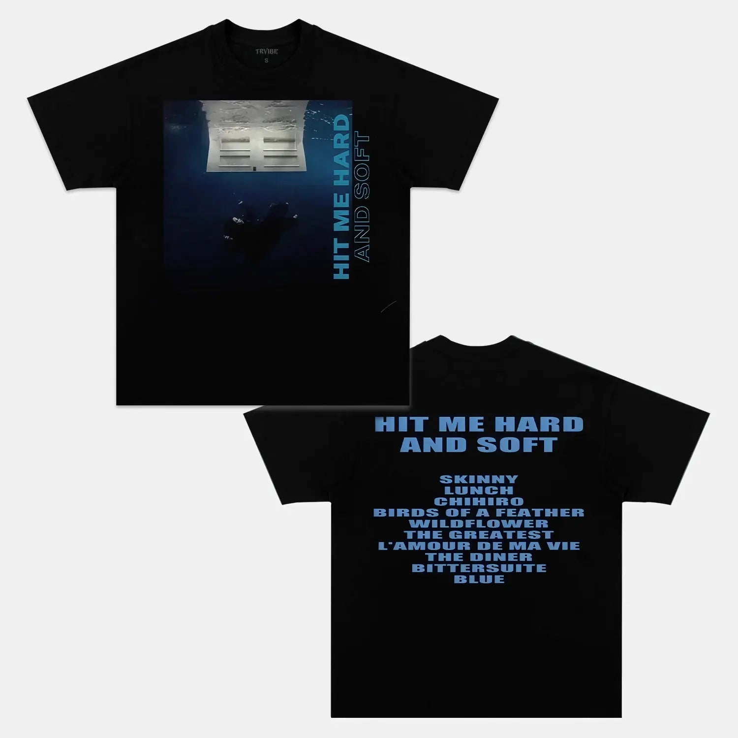 BILLIE EILISH 4.0 TEE 07.24 - Toronto Embroidery BLACK TEE bulk orders custom decoration custom embroidery custom shirts custom t-shirts durable embroidered shirts embroidery service fast turnaround long lasting music premium quality professional embroidery professional grade tee shirts toronto embroidery trvibe apparel