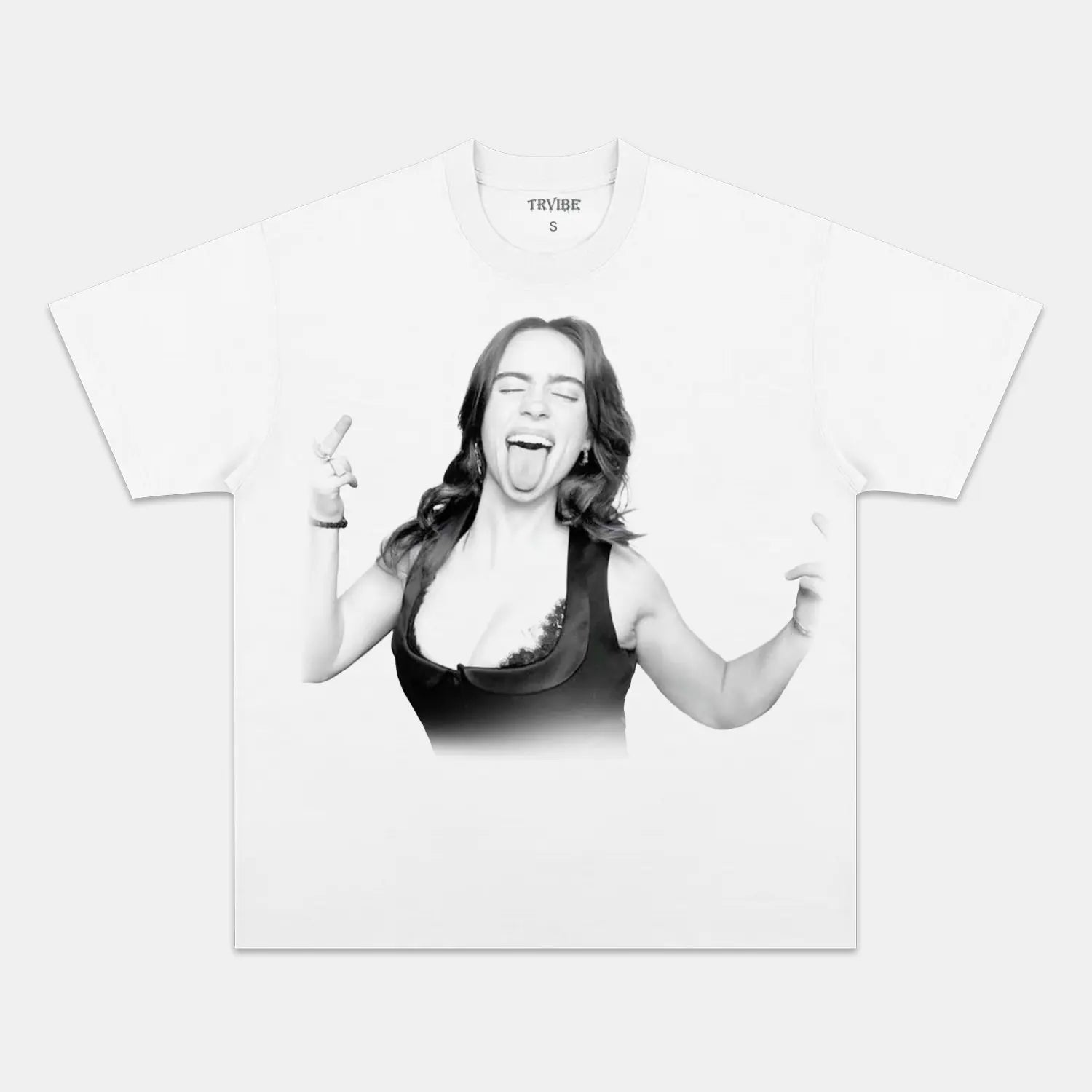 BILLIE EILISH 5.0 TEE 07.24 - Toronto Embroidery bulk orders custom decoration custom embroidery custom shirts custom t-shirts durable embroidered shirts embroidery service fast turnaround long lasting music premium quality professional embroidery professional grade tee shirts toronto embroidery trvibe apparel